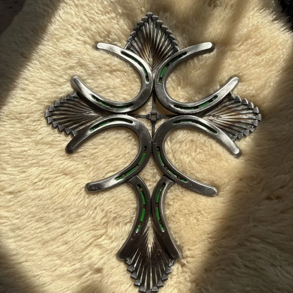 St. Croix Forge Horseshoe Cross, O-Pony, Unique